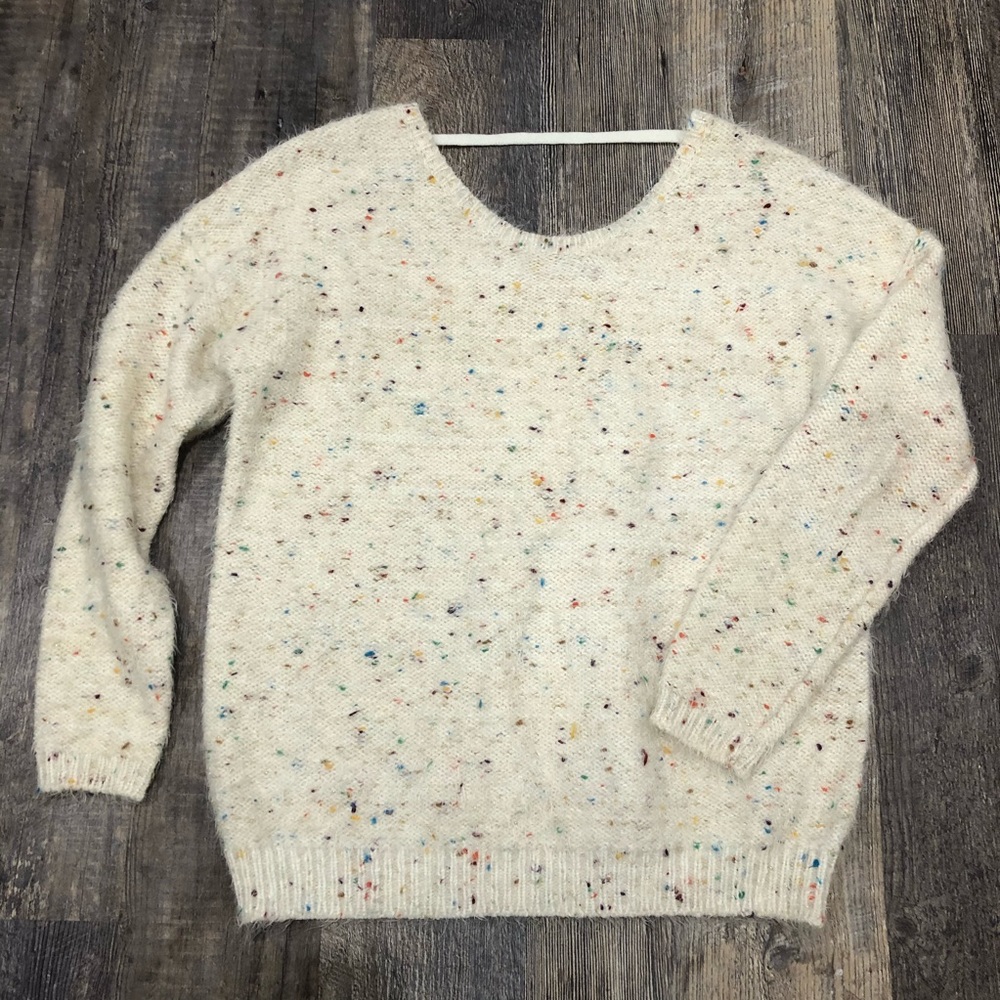 FRNCH Boutique Cream Knit Sweater - Picture 2 of 6